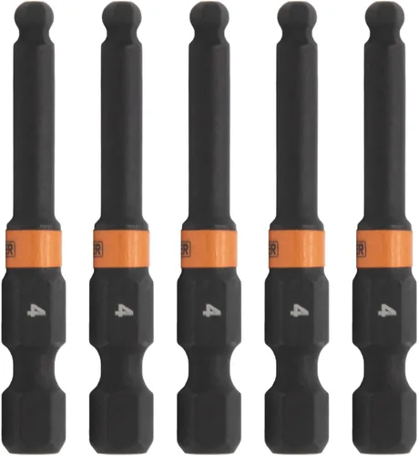 Vista 16 de Broca de impacto de extremo redondo hexagonal de 5/64" - Brocas de atornillador de llave Allen hexagonal de Railer. Brocas de atornillador S2