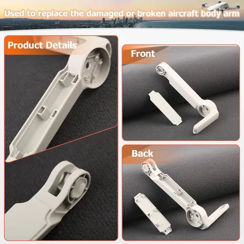 Vista 3 de Cáscara de Brazo Corporal para DJI Mavic Mini 2 Cubierta de Brazos de Reemplazo para DJI Mini/Mini SE Mini 4K Drone Accesorios Piezas