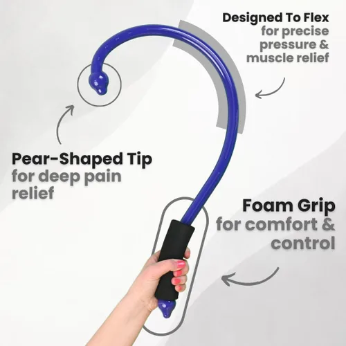 Vista 4 de q-flex acupresión cuerpo espalda y masaje Herramienta