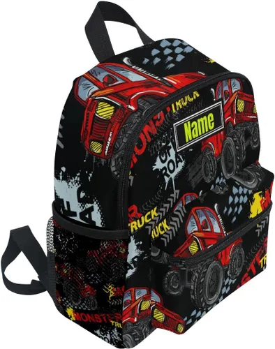Vista 2 de Glaphy Mochilas infantiles personalizadas, Monster Truck, Mochilas Daypack