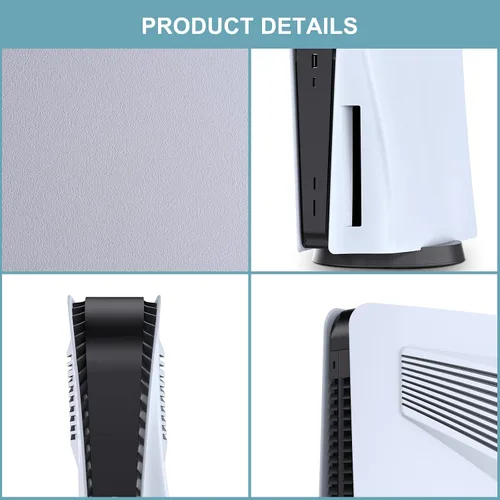 Vista 6 de Plates for Disc Edition, Faceplate with Cooling Vents, Anti-Scratch Dustproof Protective Cover Plates for PS5 Disc Edition (White)