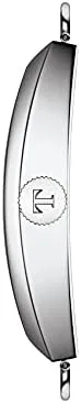 Vista 3 de Tissot Reloj mecánico de acero inoxidable Porto unisex para adultos modelo T1285051601200 color plateado Mecánico