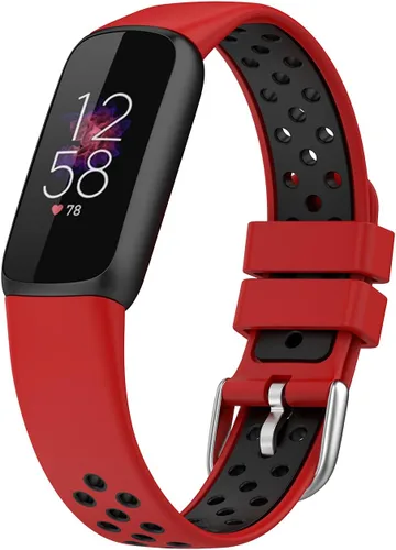 Vista 8 de Correas de repuesto compatibles con correas Fitbit Luxe, accesorios para reloj inteligente, bandas de silicona transpirable, correa deportiva