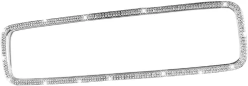 Vista 3 de Cubierta de calcomanías brillantes para espejo retrovisor interior de automóvil compatible con accesorios de decoración interior de automóvil