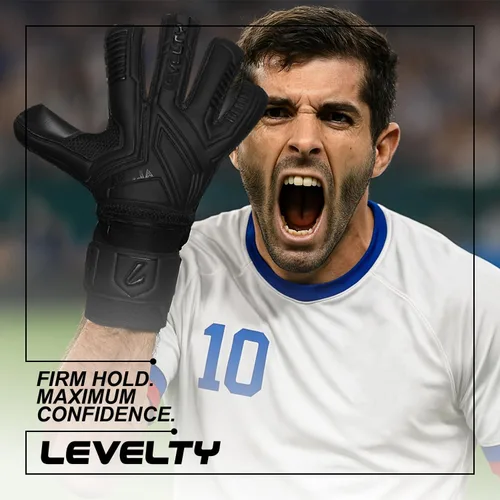 Vista 2 de Guantes de portero para adultos con protección para los dedos, guantes de fútbol transpirables para hombre, guantes de fútbol Giga Palm