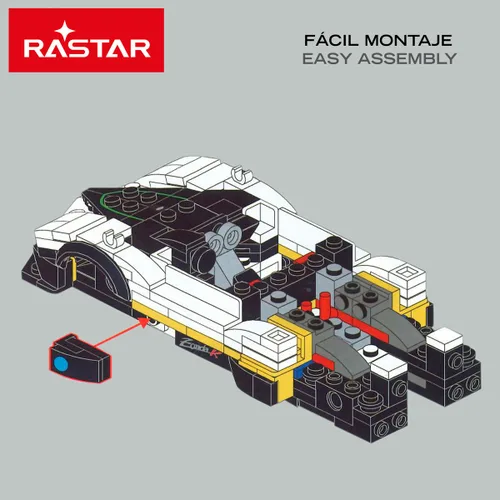 Vista 5 de Juego de Construcción Pagani Coche 387 Piezas
