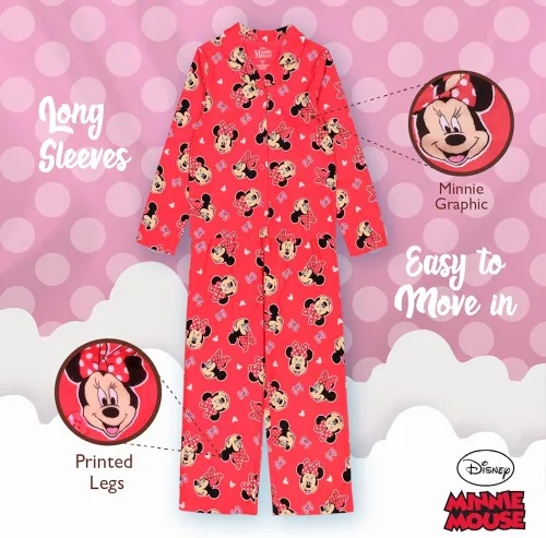 Vista 4 de Disney Minnie Mouse - Conjunto de pijama de 2 piezas con botones y ajuste holgado para niñas Sweet HELPER 2T Dulce ayudante