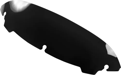 Vista 4 de Parabrisas ondulado negro de 4.5 pulgadas compatible con Harley Davidson Touring Street Glide/Electra Glide/Ultra Limited/Tri Glide FLHT FLHX FLHXS