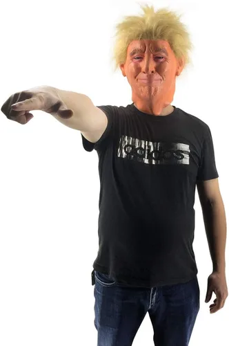 Vista 4 de LEKA NEIL Donald Trump - Máscaras realistas de celebridades, disfraz de látex para adultos, máscara de campaña estadounidense, gran accesorio