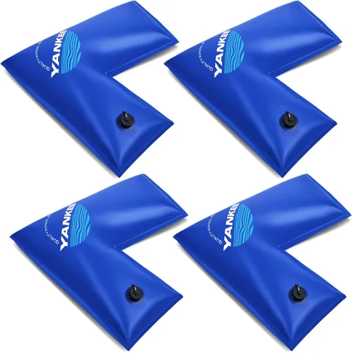 Vista 9 de Yankee - Pesas de piscina – Tubos de agua de esquina, bolsas de agua para cubiertas de suelo recto, 23.6 x 11.8 pulgadas, pesos de cubierta