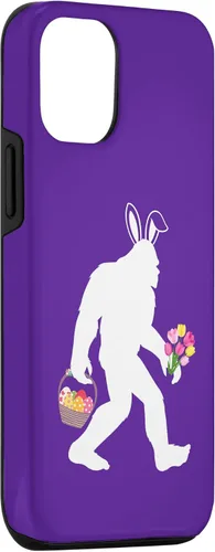 Vista 3 de Funda para iPhone 15 Easter Bigfoot Yeti Funny Sasquatch Egg Scavenger