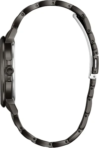Vista 2 de Citizen Reloj Axiom Eco-Drive para hombre, Negro