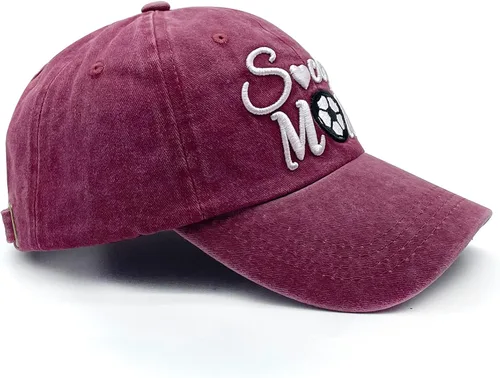 Vista 5 de Waldeal Gorra de béisbol bordada para mujer, diseño de cola de caballo ajustable