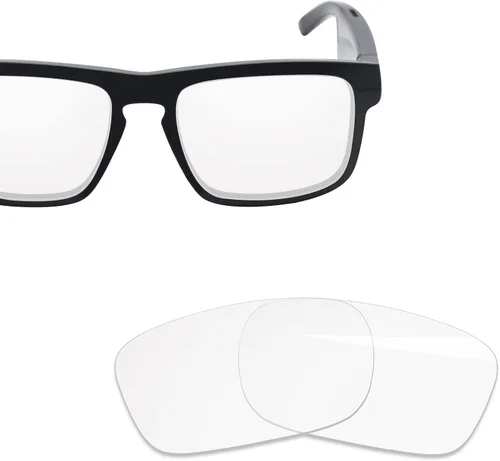 Vista 2 de BLAZERBUCK Lentes de repuesto de policarbonato para gafas de sol BOSE Tenor BMD0010 - HD transparente anti-luz azul