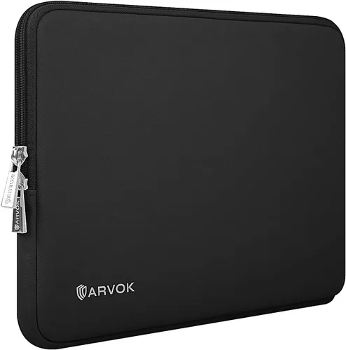 Vista 8 de ARVOK Funda para laptop, funda impermeable para MacBook Air MacBook Pro, bolsa de transporte para computadora Blanco