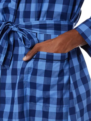 Vista 2 de Nautica Bata tejida de algodón ligero de manga larga para hombre