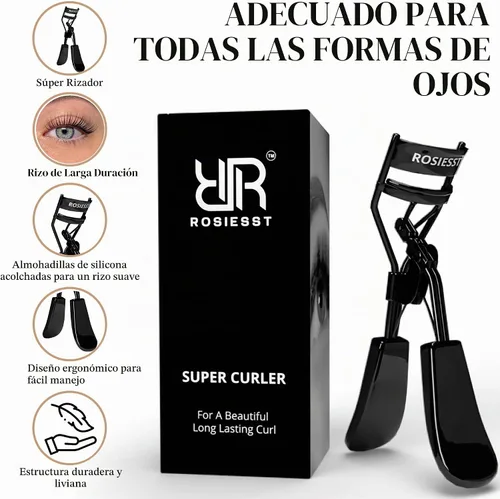 Vista 3 de Rizador de pestañas para ojos con capucha y párpados sensibles, funciona
