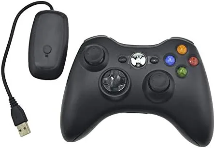 Vista 9 de YUDEG Xbox 360 Controlador inalámbrico Joystick Gampad para Xbox 360 PC Windows 7