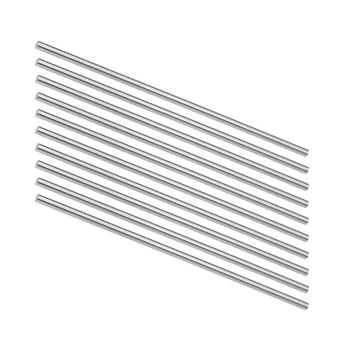 Vista 9 de uxcell 10 Uds Ronda Acero Rod 0.1 in HSS Torno Bar Stock 7.874 in Eje Largo