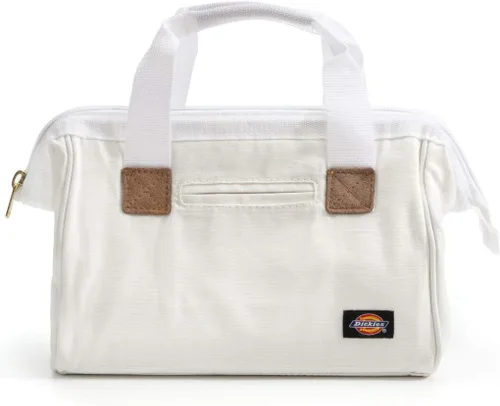 Vista 8 de Dickies Bolsa de trabajo de lona duradera de 12 pulgadas para pintores, carpinteros y constructores, cremallera resistente, asas reforzadas