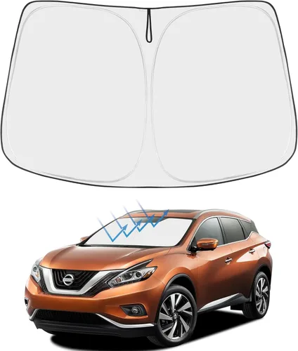 Vista 89 de Proadsy Parasol para parabrisas Rivian R1S 2022-2025 2026 de 4 capas plegable, protector de parasol frontal que bloquea los rayos UV, mantiene