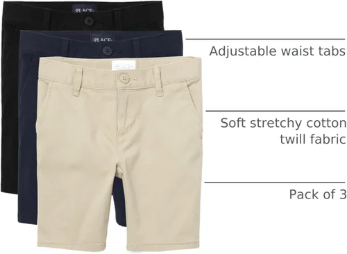 Vista 49 de The Children's Place Pantalones chinos ajustados para bebés y niños pequeños