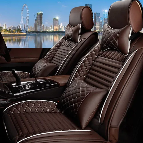 Vista 9 de Fundas de asiento delantero para RX 350 RX350 2012-2017 de cuero sintético protector de asiento de coche cojines impermeables accesorios de asiento