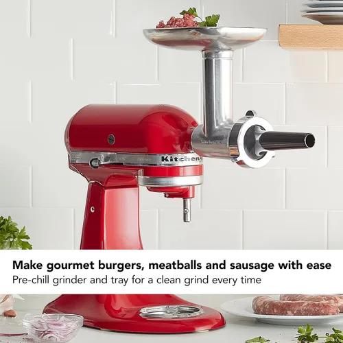 Vista 6 de KitchenAid Accesorios para máquina de helados y molinillo de alimentos para batidoras de pie