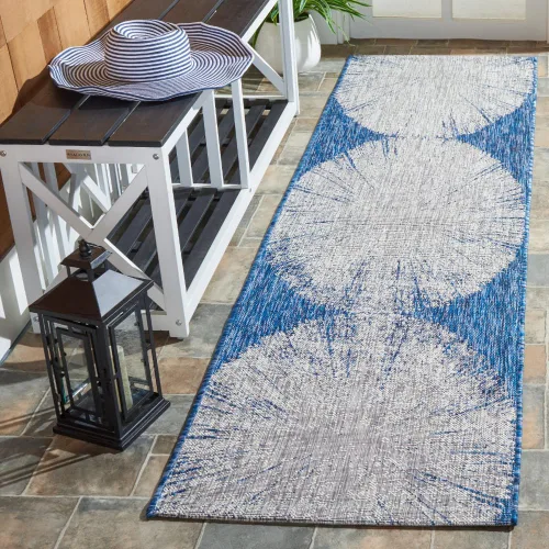 Vista 32 de Safavieh Courtyard Collection CY8893 - Alfombra decorativa para interiores y exteriores, no desprende pelusa, fácil de limpiar, 2 x 3 pies 7 beige