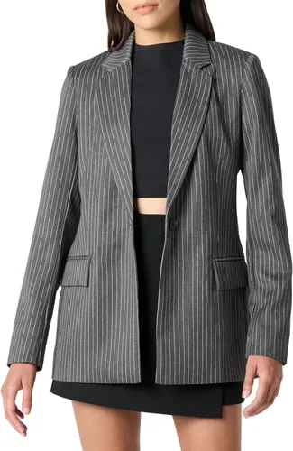 Vista 11 de The Drop Blake - Blazer largo para mujer Boucle negro