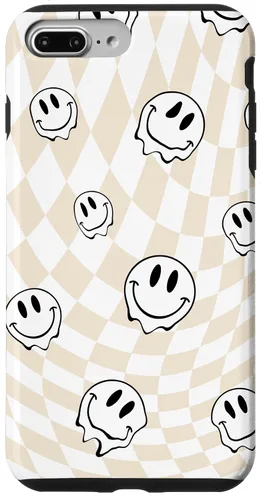 Vista 12 de Retro Swirl - Carcasa para iPhone 17, diseño de cara sonriente feliz