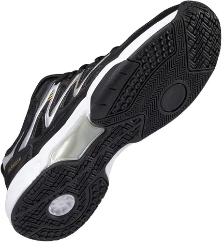 Vista 5 de EADNLY Zapatos de pickleball para hombre, zapatos de bádminton, zapatos de tenis para interiores, zapatos de pista de raquetbol, squash, zapatos