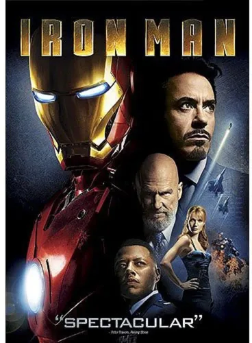 Vista 3 de Marvel's Iron Man One 1 Two 2 Three 3 Complete 3 DVD Movie Set Includes Iron Man Decal