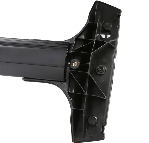Vista 8 de ECOTRIC - Barras transversales de techo de aluminio compatibles con portaequipajes de techo superior Chevy Traverse 2009-2017 (1 par). Los canales