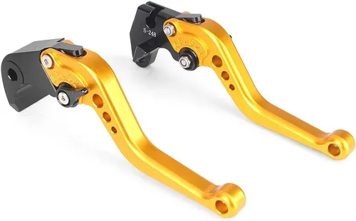 Vista 4 de Palancas de cluth de freno cortas para Suzuki 2004 2005 GSXR GSX-R 600 750 K4 04 05, Dorado