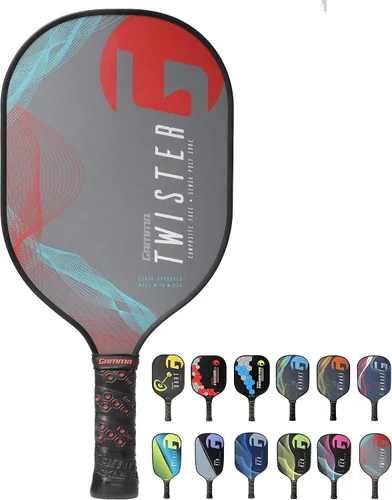 Vista 5 de Gamma Made in The USA Pickleball Paddles, NeuCore & Sensa Polycore Technology, Textured Graphite, Honeycomb Grip, USAPA Approved, Additional Power &