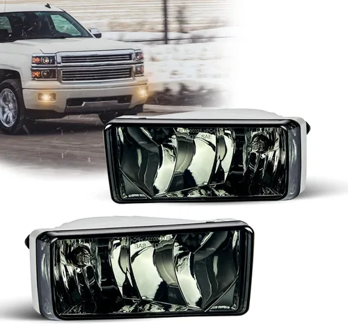 Vista 9 de Conjunto de luces antiniebla para Chevy Silverado 2007 2008 2009 2010 2011 2012 2013 2014 2015 Kit de repuesto para Avalanche 2007-2013, Suburban