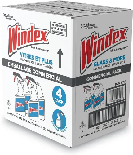 Vista 2 de SC Johnson Professional Windex Glass & More - Recambio de 32 onzas