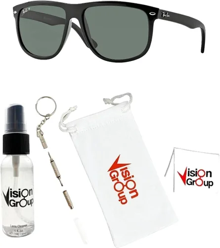 Vista 2 de Ray-Ban RB4147 Boyfriend Sunglasses Vision Group Accessories Bundle