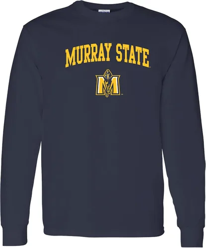 Vista 77 de NCAA oficial de College – University Team Color Arco Logo Manga Larga