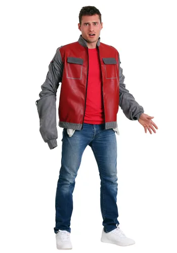 Vista 2 de Chaqueta Marty McFly de Volver al Futuro para Adultos Multicolor
