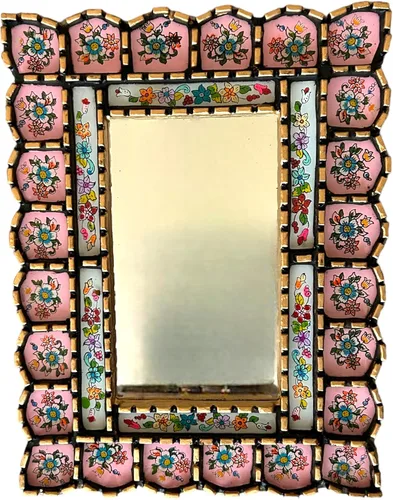Vista 3 de Espejo Peruano Cuscajas 14" 1/2 X 11