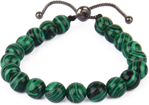 Vista 4 de Believe London - Pulsera de piedras preciosas para curación de chakras, cristal de ansiedad, piedra natural, para hombres y mujeres, alivio