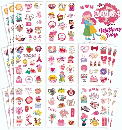 Vista 16 de 324 PIEZAS Adhesivos del Día de San Patricio - Adhesivos de Trébol para Niños Sombrero de Duende de Clover Irlandés Adhesivos Temáticos para Fiestas