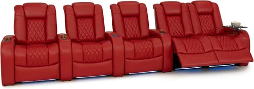 Vista 18 de Seatcraft Asientos de cine en casa Virtuoso LT Tawny Single reclinable Leonado