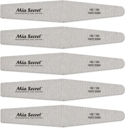 Vista 7 de Mia Secret Forte Zebra Diamond Lima de uñas (centro rosa, 5)