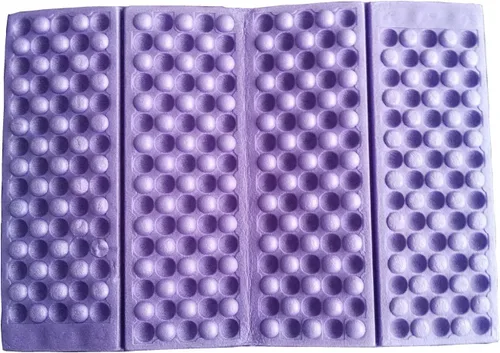Vista 7 de 1 alfombrilla de espuma plegable impermeable para asiento de silla (azul, verde, rojo, naranja, púrpura) (azul 2)