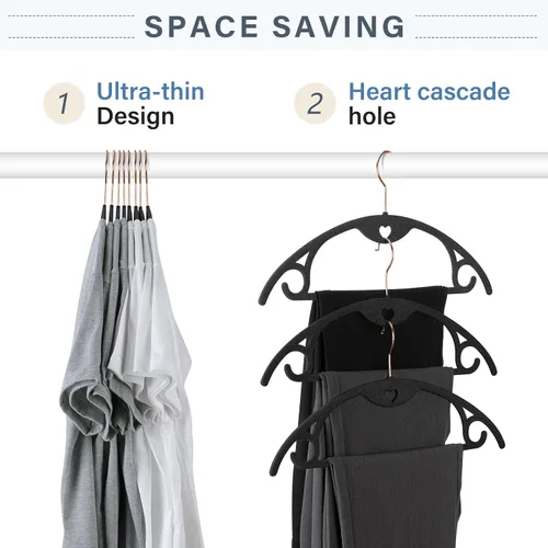 Vista 6 de Perchas de terciopelo para ropa, paquete de 30 unidades sin protuberancias ultrafinas que ahorran espacio, gancho giratorio de 360 grados resistente