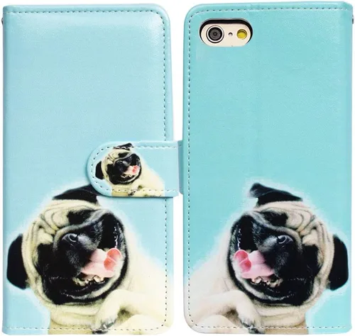 Vista 16 de Bcov - Funda para iPod Touch 7/iPod Touch 6, diseño de libélula colorida funda de piel con tapa y función atril para iPod Touch 7/6/5