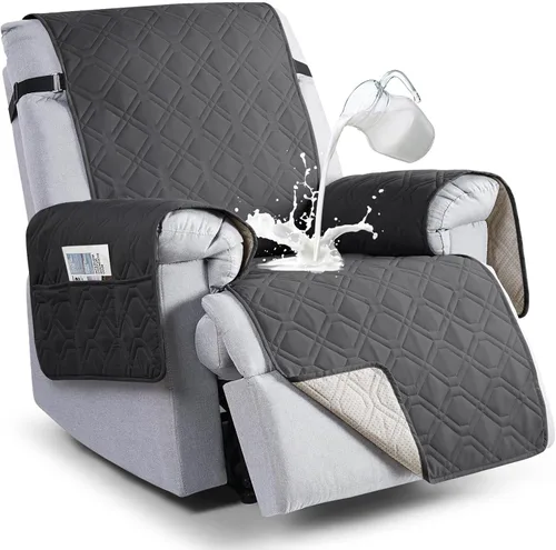 Vista 33 de VANSOFY Fundas 100% impermeables para sillas reclinables, funda antideslizante para silla reclinable para perros, protector de muebles, funda